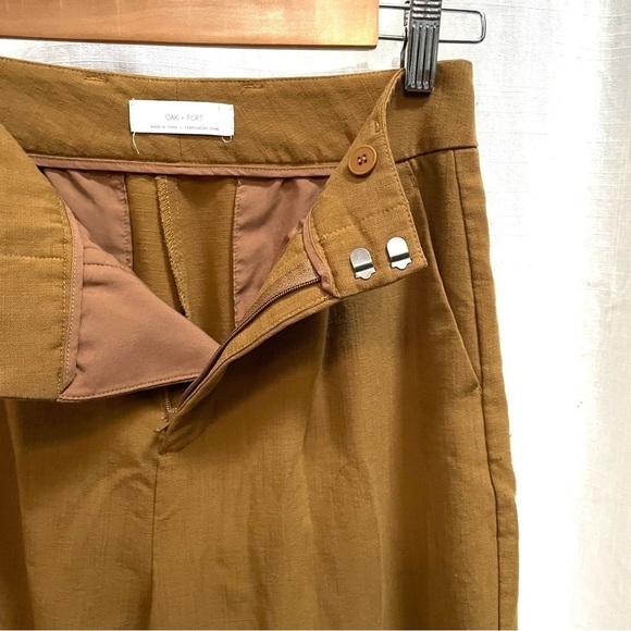Oak + Fort High Rise Mustard Pants Size 4 - Picture 14 of 15